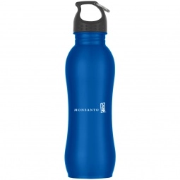 Stainless Steel Contour Promotional Water Bottle - 25 oz.