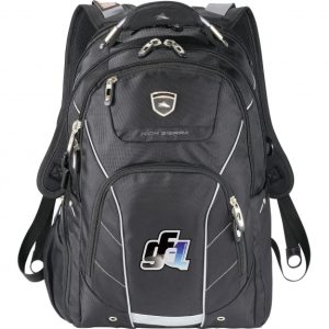 High Sierra Elite Fly-By Logo Computer Backpack