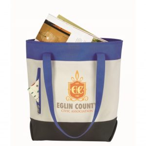 Tri-Tone Custom Tote Bag