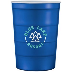 Request a Free Sample Reusable Custom Logo Steel Cup - 16 oz.