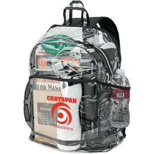 Clear PVC Promotional Backpack