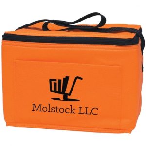 Non-Woven Insulated Custom Cooler Bag - 6 Can