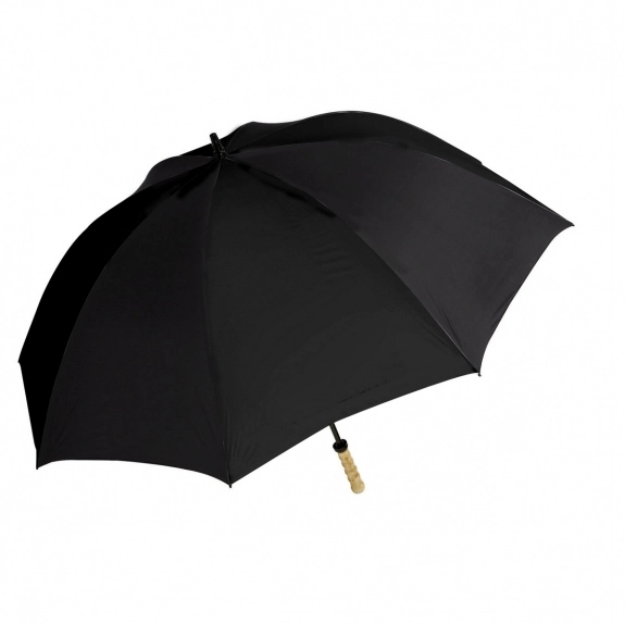 Black Wind Resistant Golf Custom Umbrella - 60_