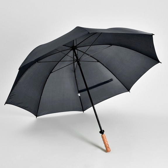 Charcoal gray Wind Resistant Golf Custom Umbrella - 60_