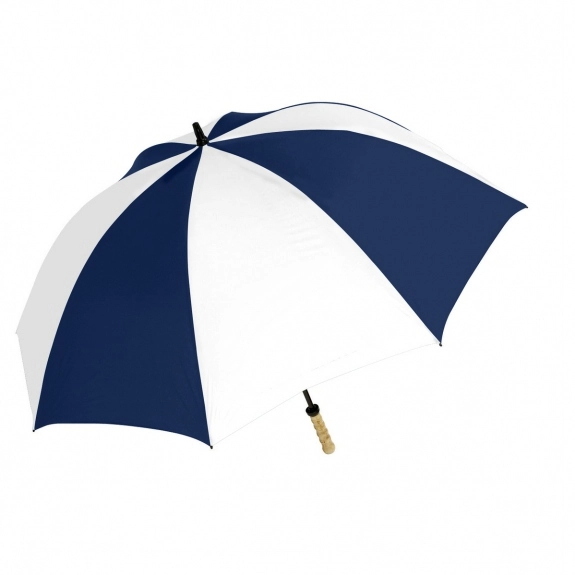 Navy Blue_White Wind Resistant Golf Custom Umbrella - 60_