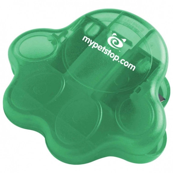 Tr Green Paw Shaped Custom Clip