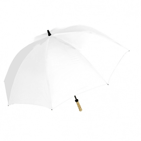 White Wind Resistant Golf Custom Umbrella - 60_