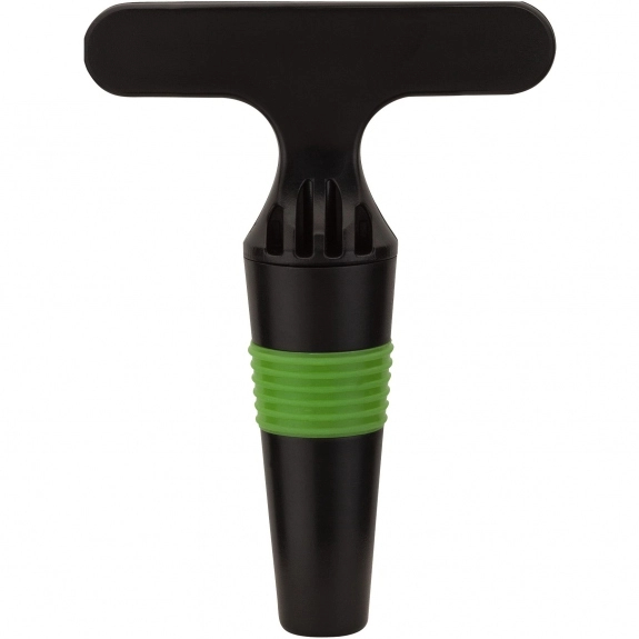 Lime Green - 2-in-1 Promotional Wine Stopper & Bottle Opener
